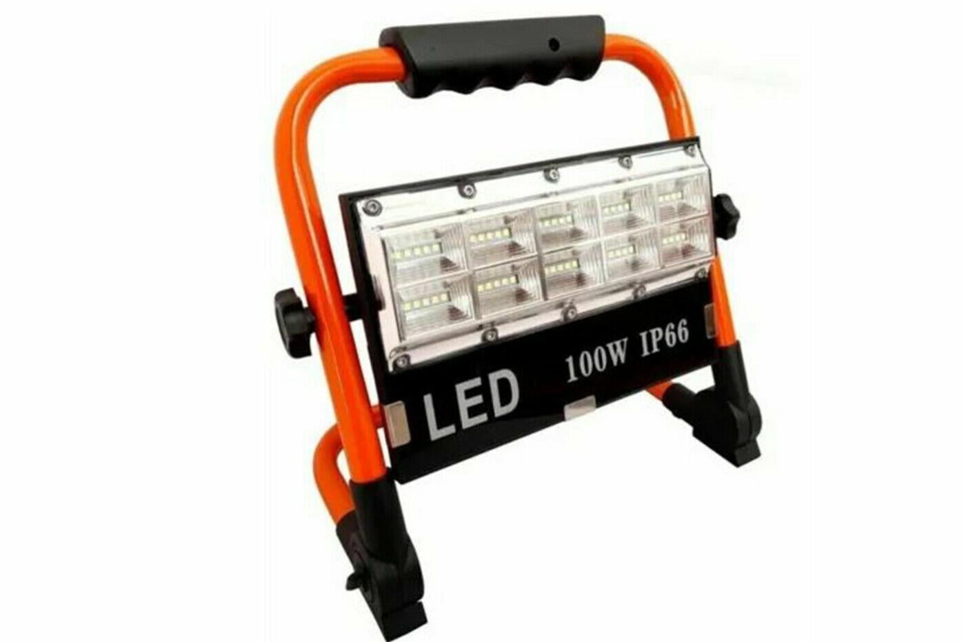 Torcia Doppia Luce Led Con Base Magnetica Da Lavoro