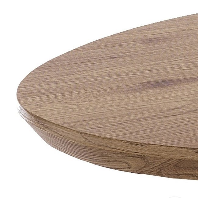 Table de jardin extensible ovale en acier Salina de 160 cm à 220 cm