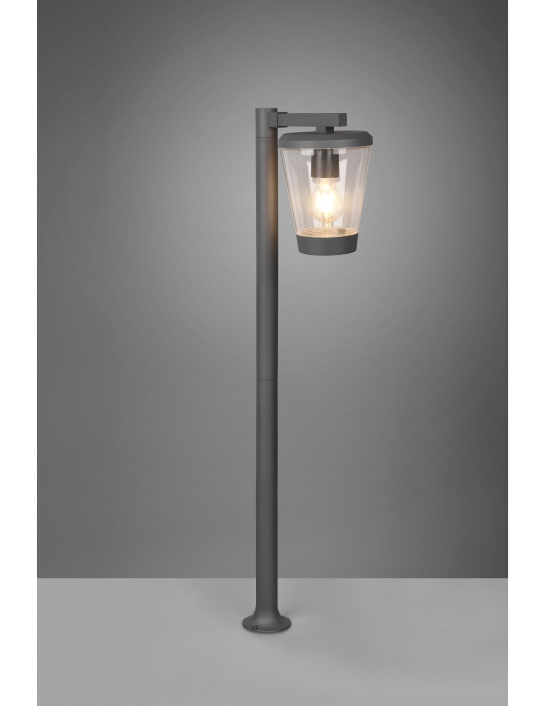 Palo Luminoso Da Giardino SIROCO – Altezza 65 Cm, Grigio, Portalampada E27, IP44, In Alluminio - 3
