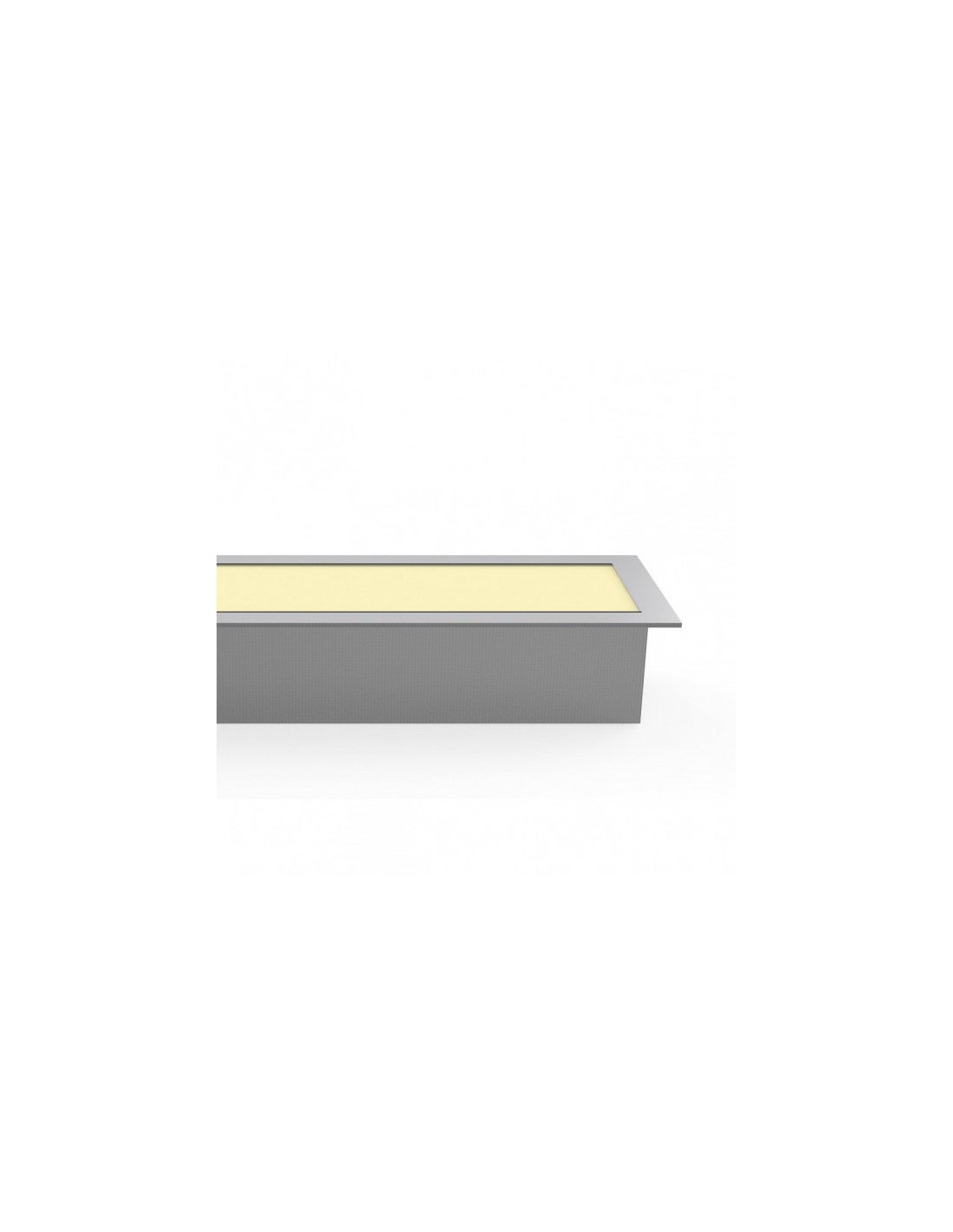 Fab led228661 regleta de empotrar 40w 3000k linex aluminio 3200lm 120x6 5x3 5