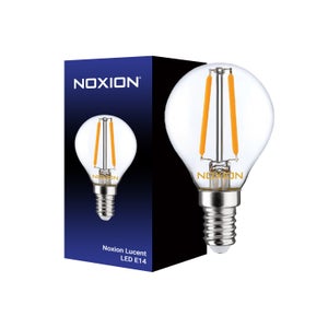 Lot 10x Noxion Lucent LED E14 Bent-tip Bougie Filament Claire 2.5W 250lm -  827 Blanc Très Chaud, Équivalent 25W
