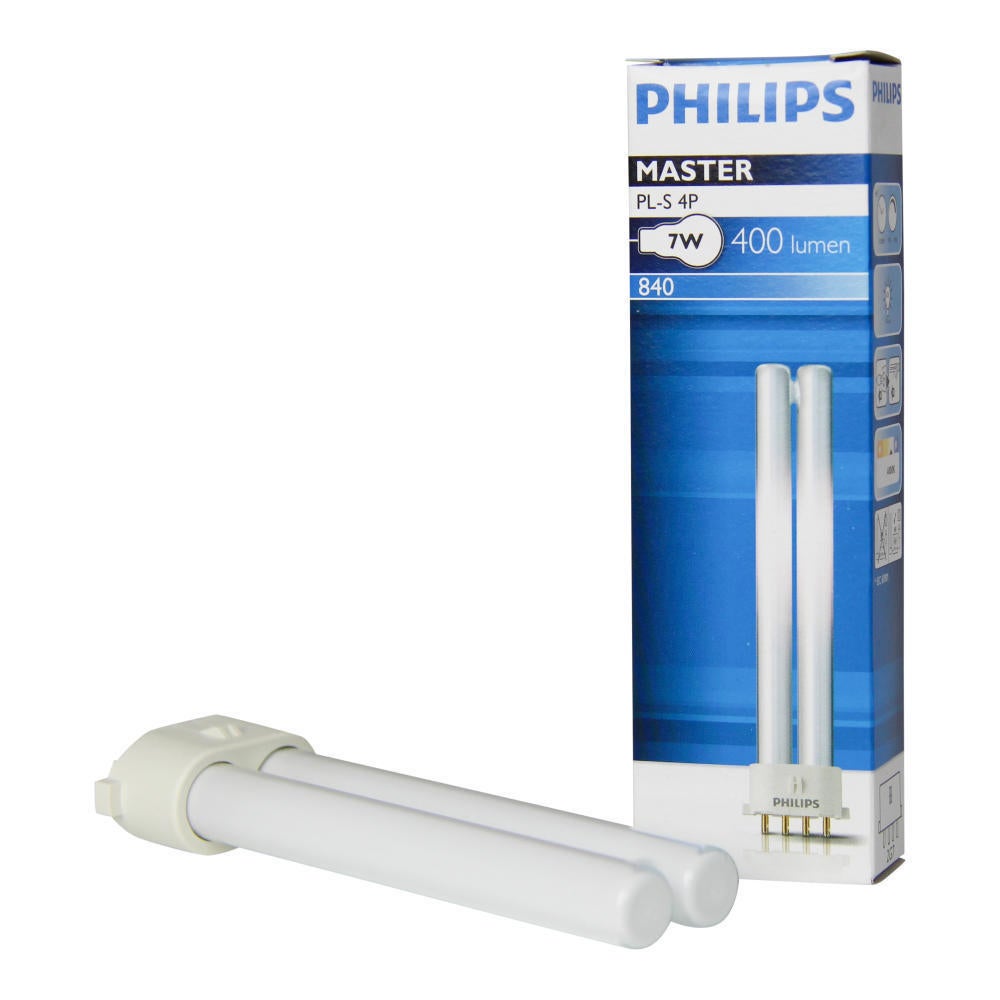 Ampoule Fluocompacte Philips - Master Pl-s - 4p - 2g7 - 7w - 4000k ...