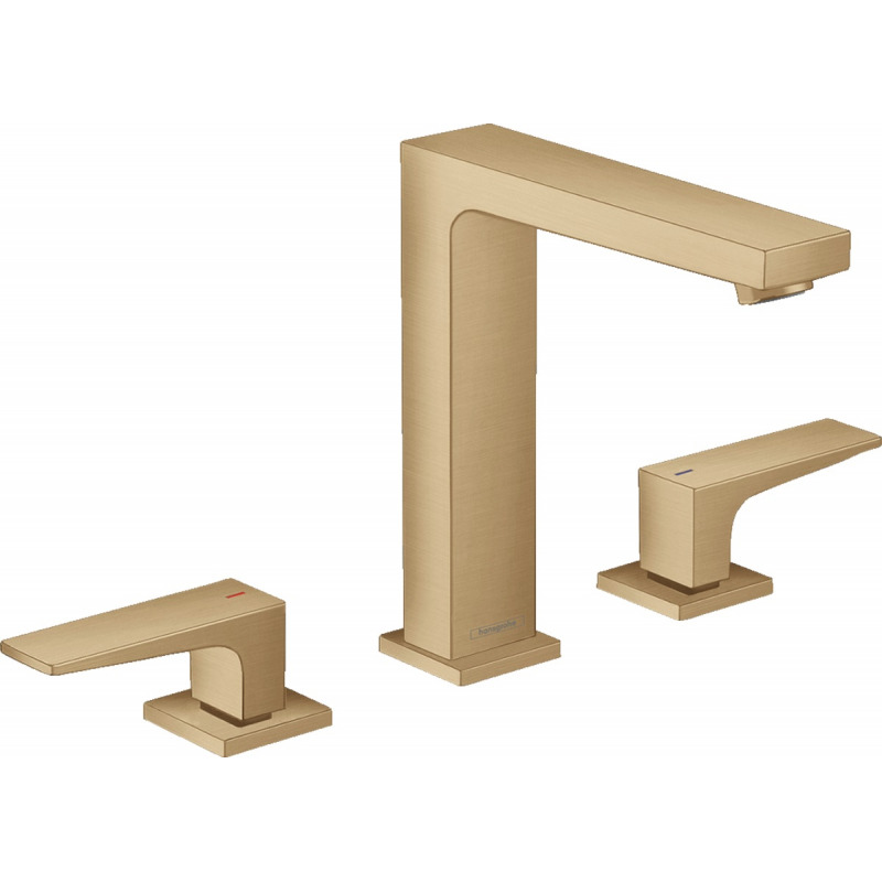 Hansgrohe Metropol 160 Mélangeur de lavabo 3 trous poignées bonde Bronze Hansgrohe Metropol 160 Mélangeur de lavabo 3 trous poignées bonde Bronze