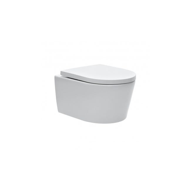 Geberit Pack WC Bâti-support + WC Vitra Sento fixations invisibles