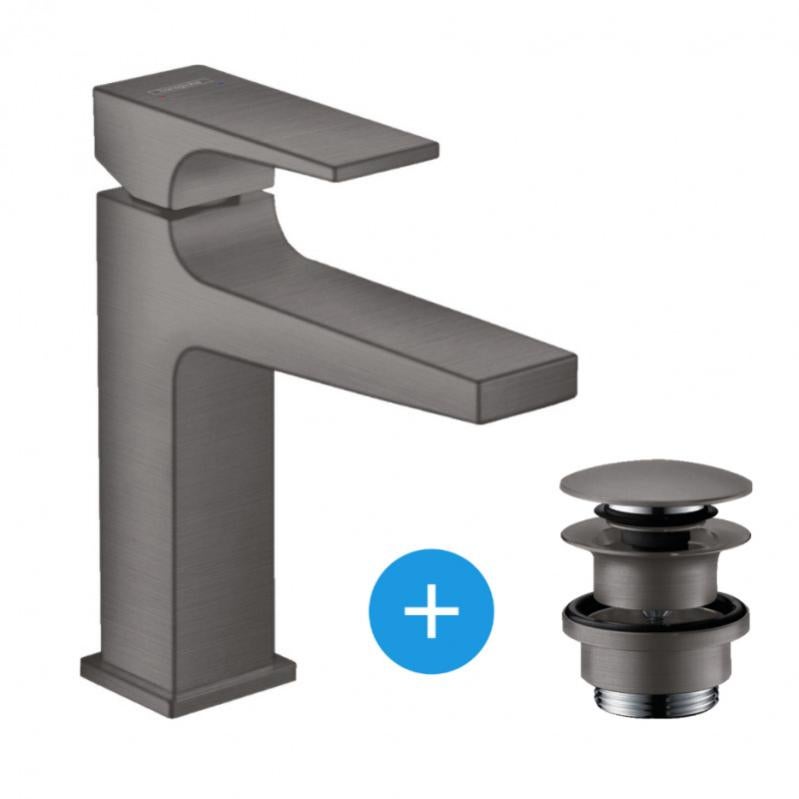 Hansgrohe Metropol Miscelatore per lavabo 110 maniglia, scarico Push ...