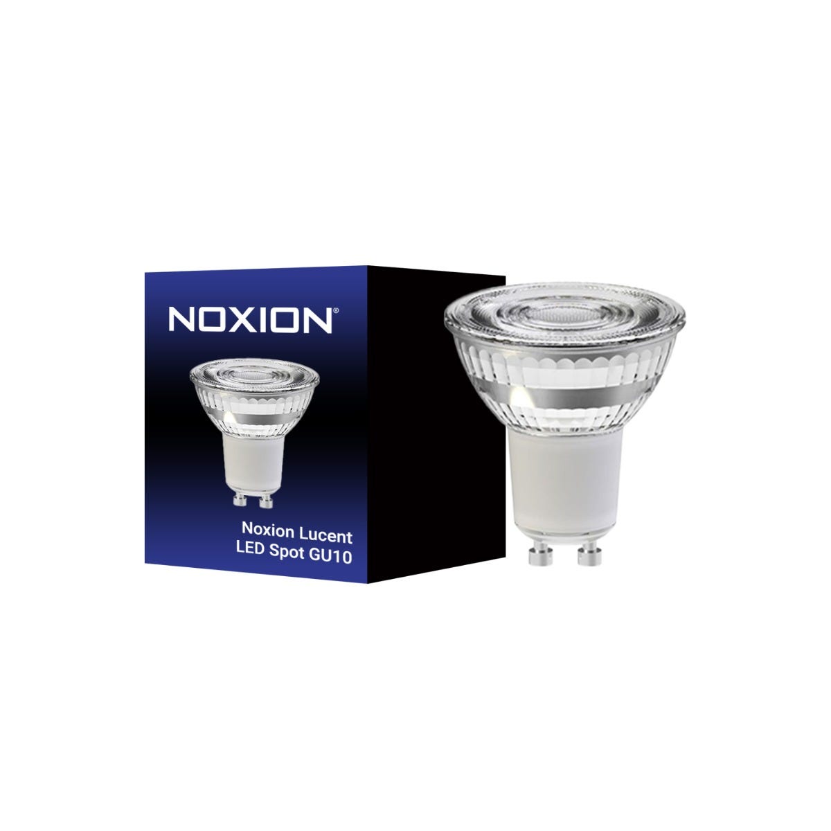 Noxion Lucent Spot LED GU10 PAR16 4.8W 450lm 36D - 840 Blanc Froid, Équivalent 65W