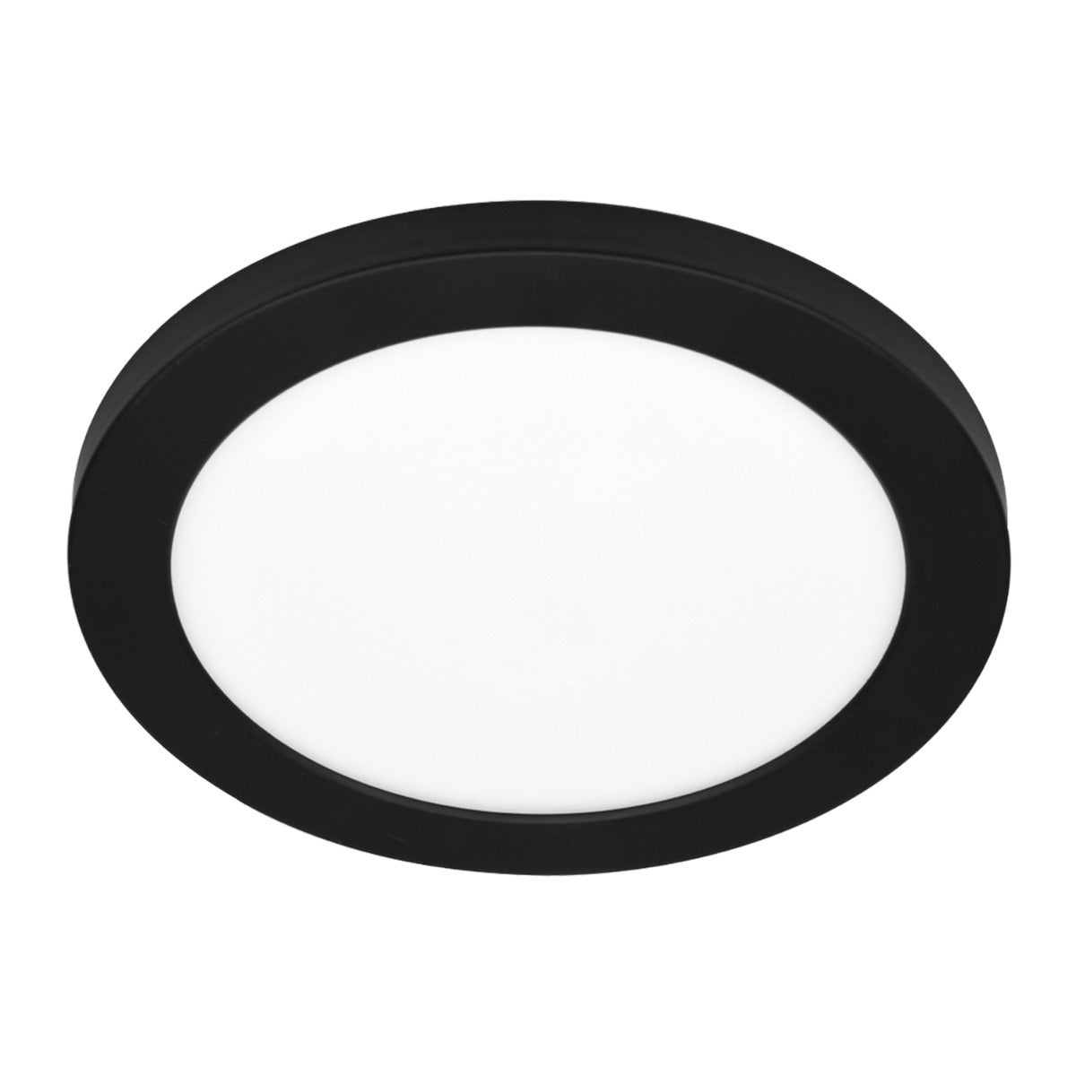 Noxion Cercle Pour Downlight LED Ecowhite Matt Noir | Leroy Merlin