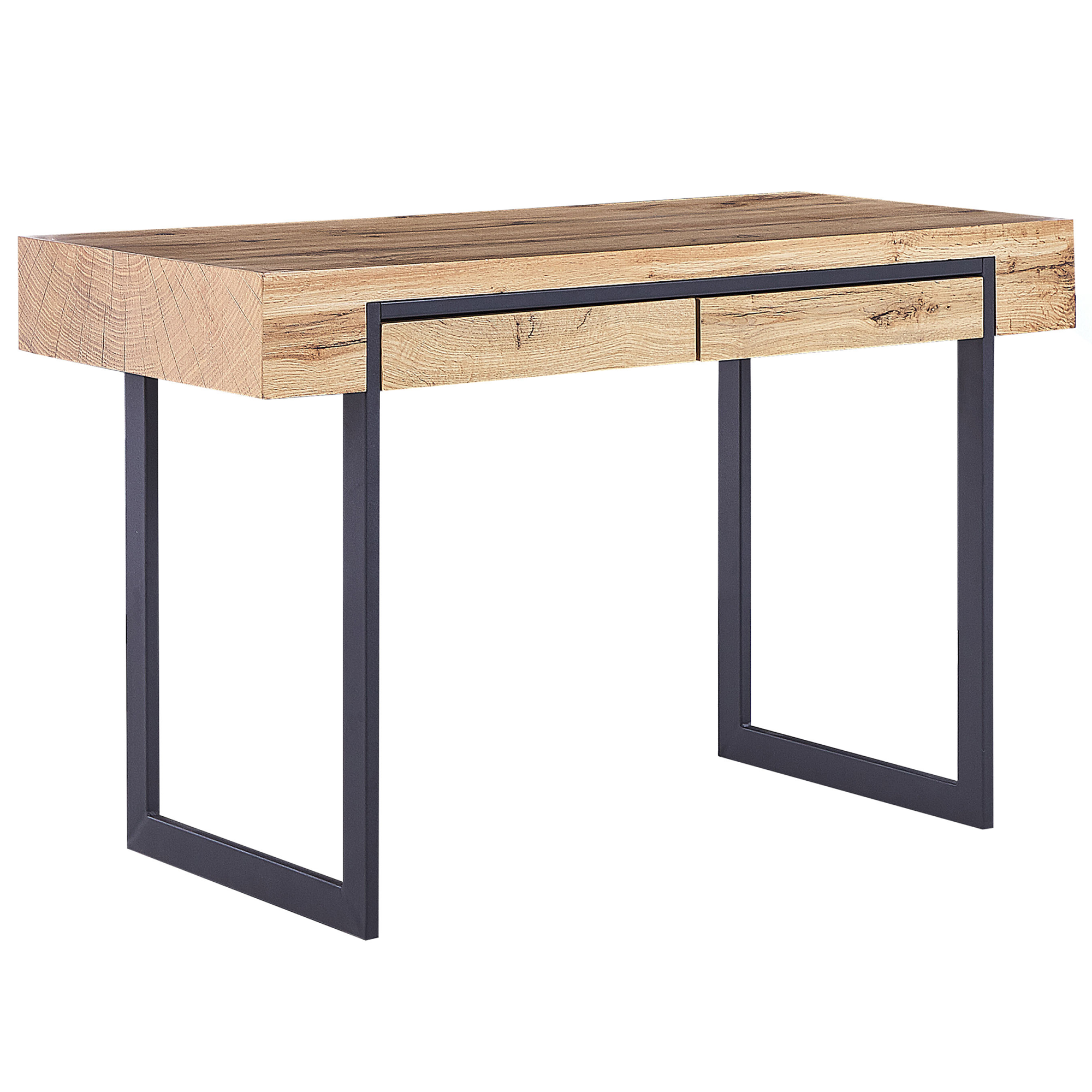 Scrivania colore bianco/legno chiaro 120 x 60 cm QUITO