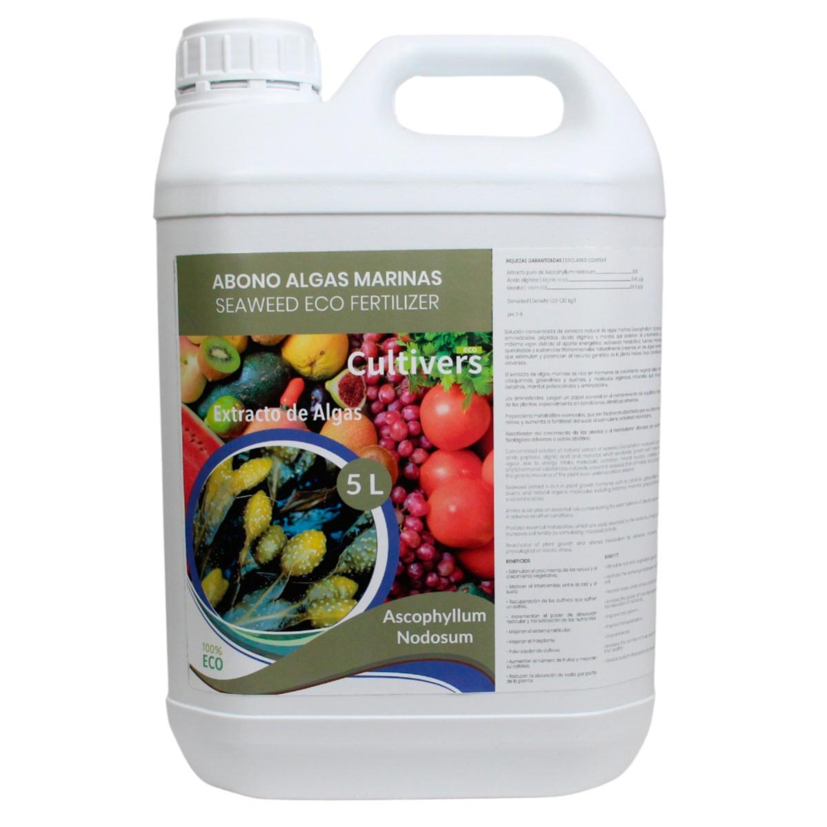 CULTIVERS Fertilizante L quido De Algas Marinhas 5 L Adubo Org nico 