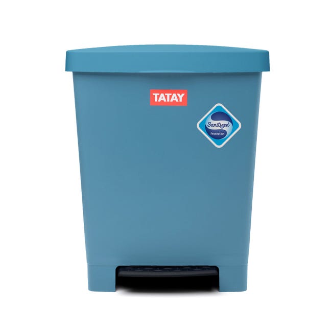 Tatay Tatay Cubo de basura con pedal capacidad , azul Millenium tatay 23  litros