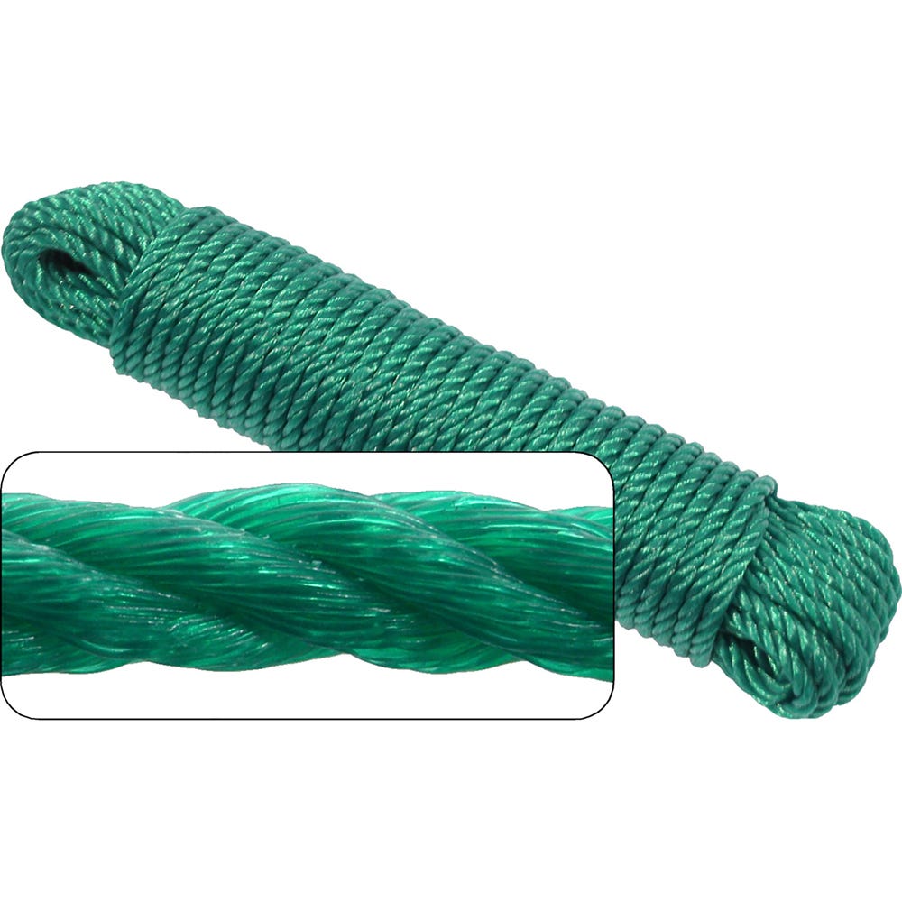 Madeja cuerda de plástico - 4 cabos - 4,5 mm - 25 m