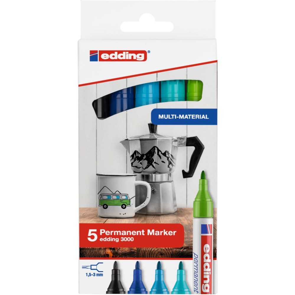 3000 Marker permanent 5Section trié cool Leroy Merlin