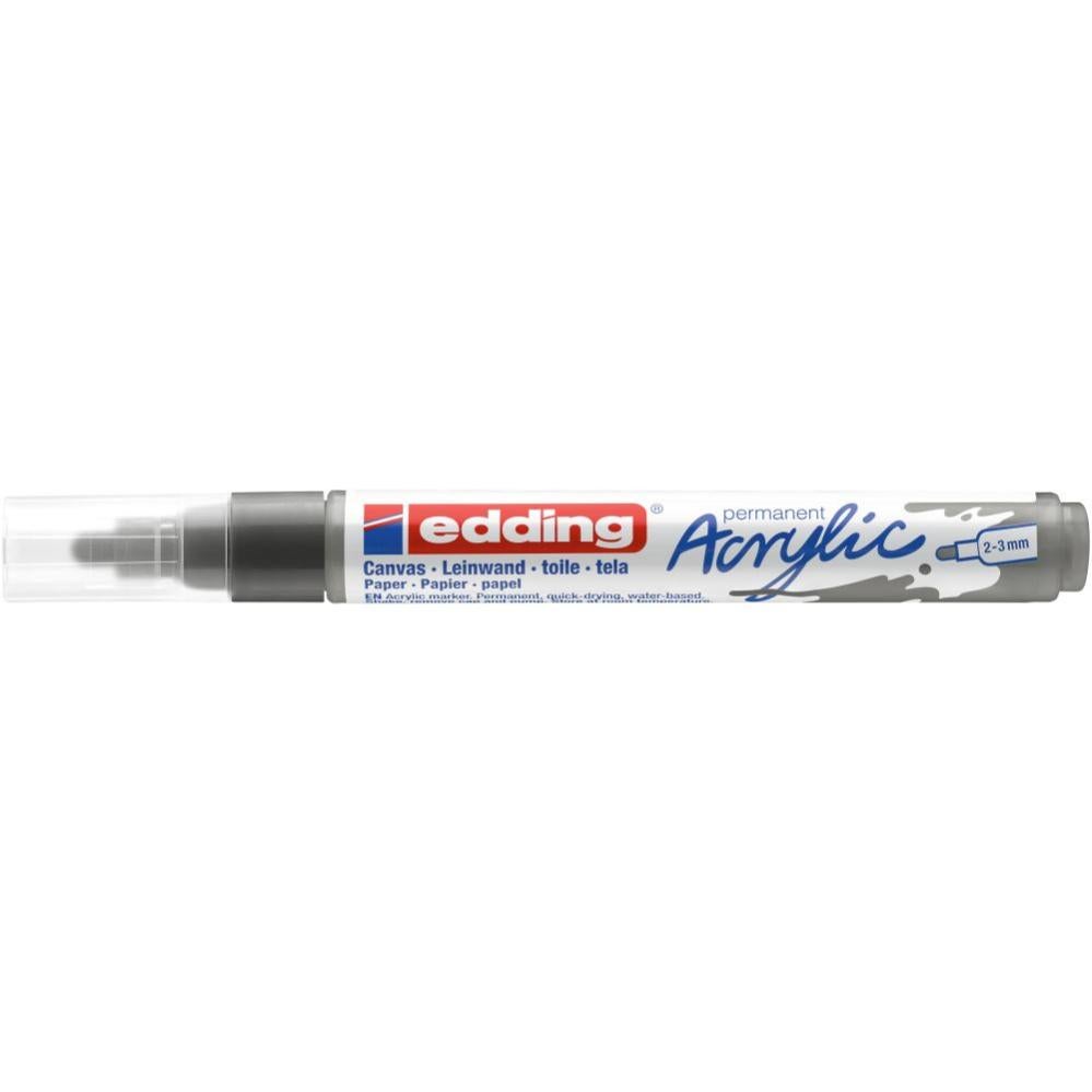 Edding 5000 Marcatore Acrilico Largo Rosa – Punta Scalpello 5-10mm – Pennarello Per Tela, Legno, Sassi – Prodotto In Germania
