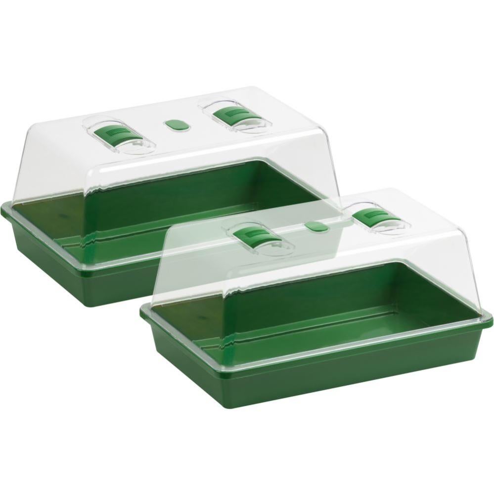 Greenhouse de chambre 38 x 24 x 18 cm 2 pièces WU9968220 Leroy Merlin