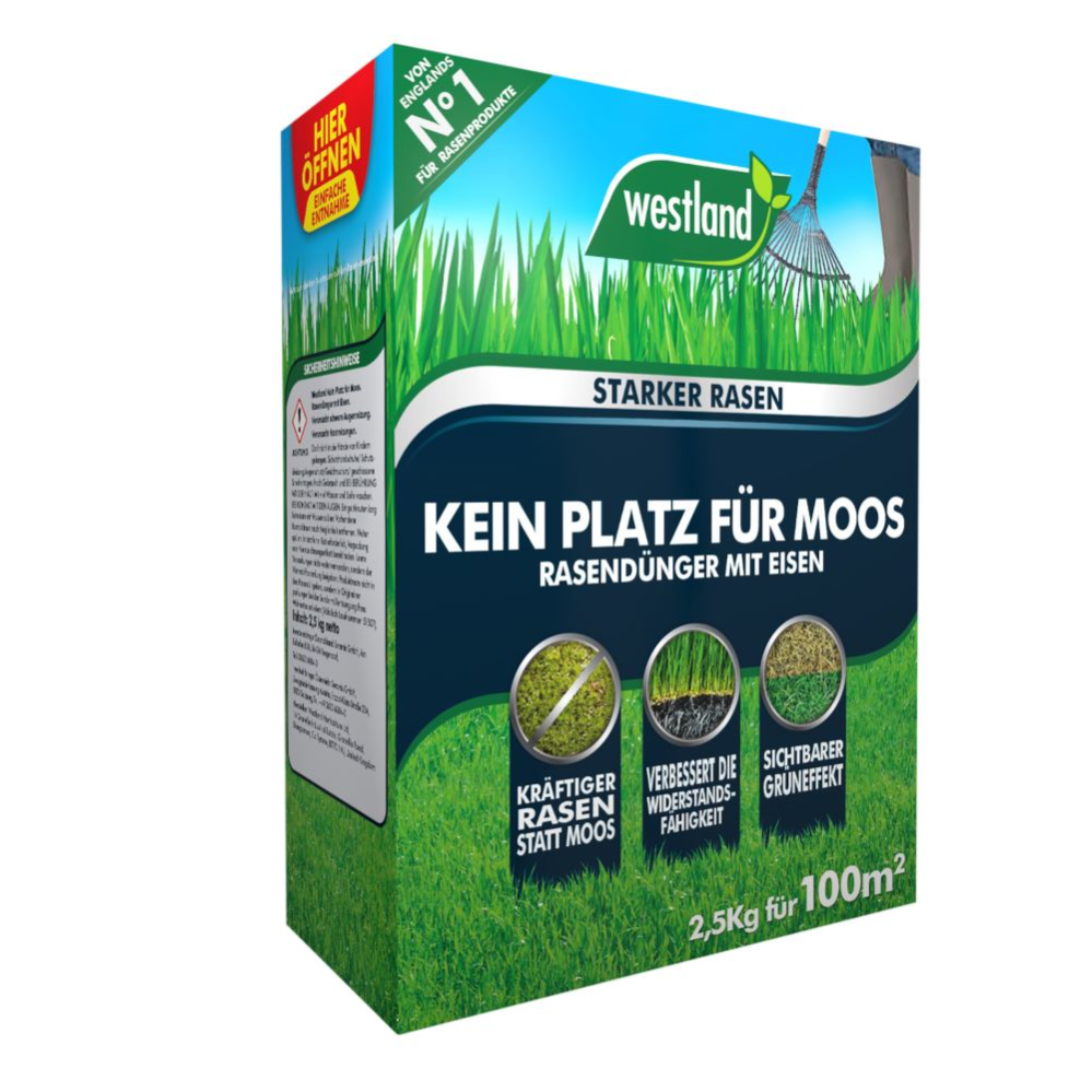 NEUDORFF® Fertilizzante per prati Moss & Weed Stop - 2,5 kg