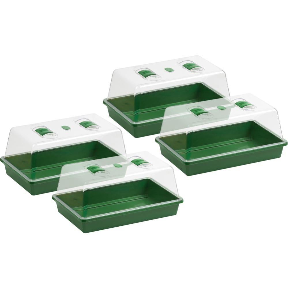 Greenhouse de chambre 38 x 24 x 18 cm 4 pièces WU9968230 Leroy Merlin