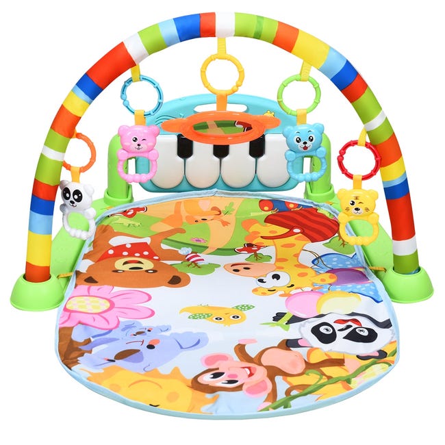 Tapis de jeu piano bébé tapis d'eveil pour nouveau-né jouet éducatif pour  bébé 79 x 64 x 43 cm 20_0001255