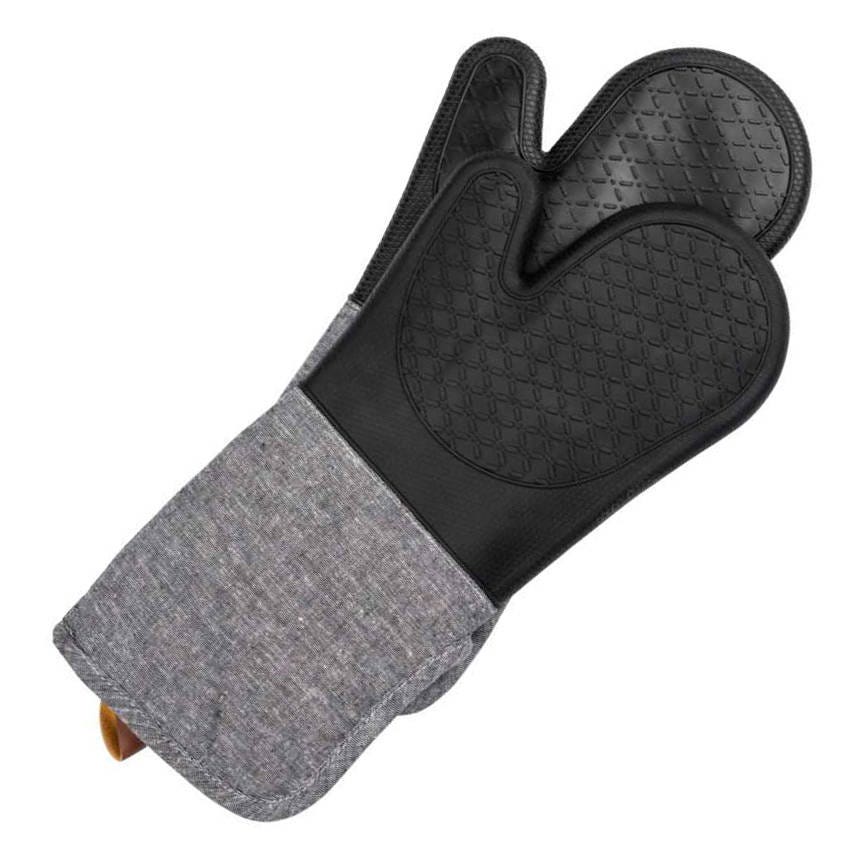 1 pièce de gants de four en Silicone Transparent, gants de cuisine