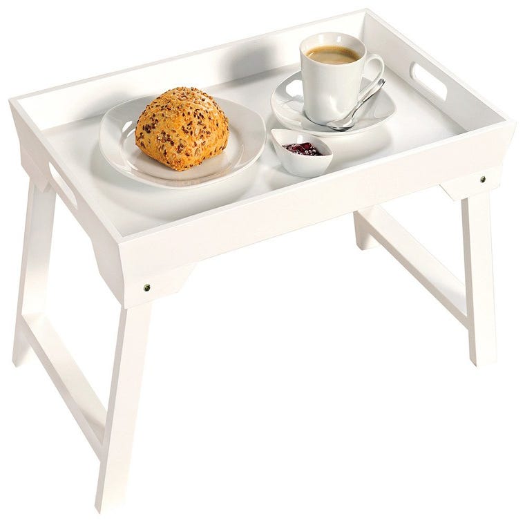 Table de lit - Table de lit - Petit déjeuner au lit - Table de canapé -  Table de petit