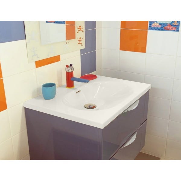 Lavabo pour enfants avec circuit d'eau et robinet d'arrêt Robincool Bassin  de lavage — BRYCUS