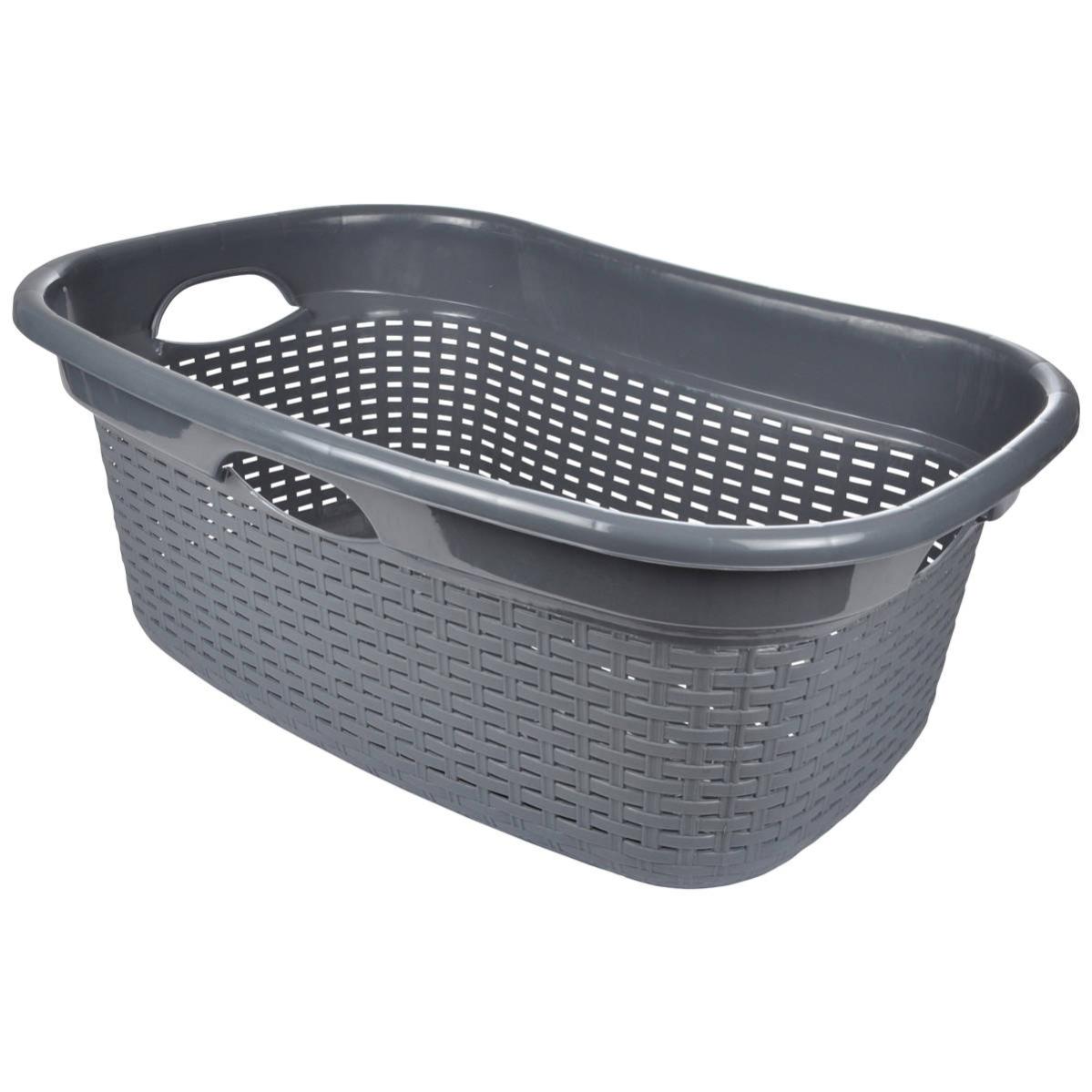 Panier à linge et panier à linge en plastique, 50 l, Douceur d