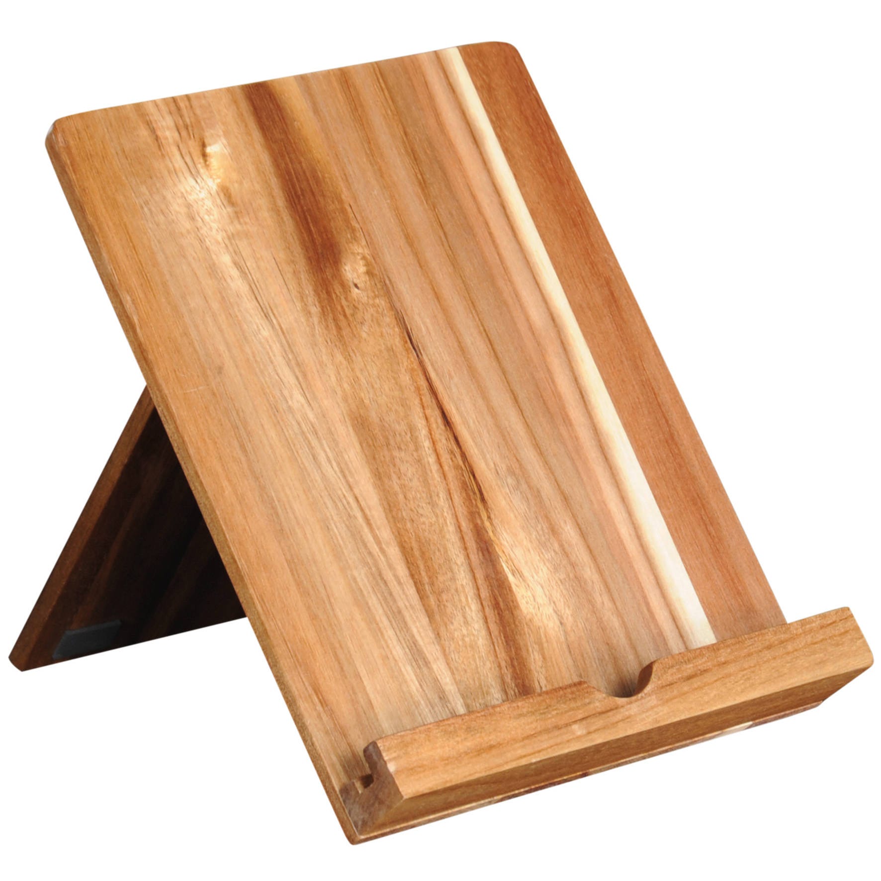 Support pour tablette ou livre de cuisine en bois