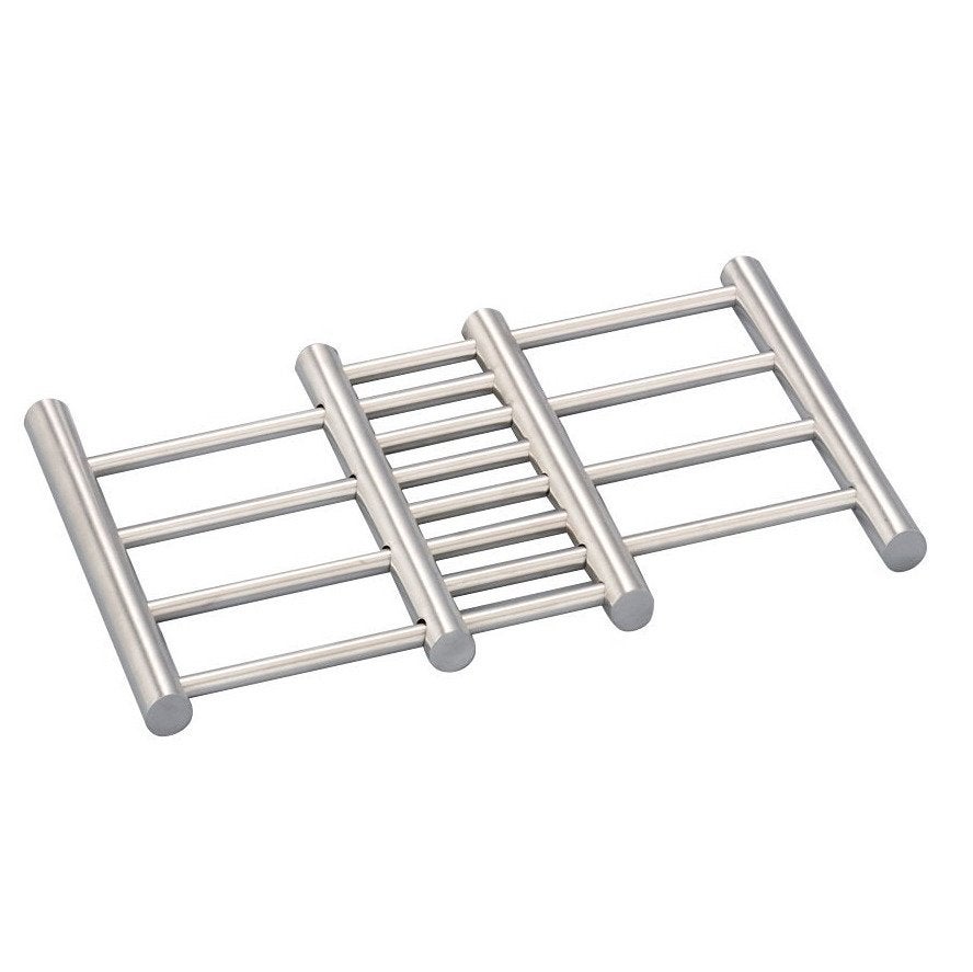 Dessous de plat extensible en inox 22,5 cm à 37 cm 