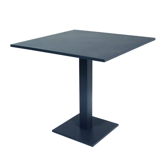 Table bistrot plateau pliant 70 x 70 cm pour l'extérieur Prada