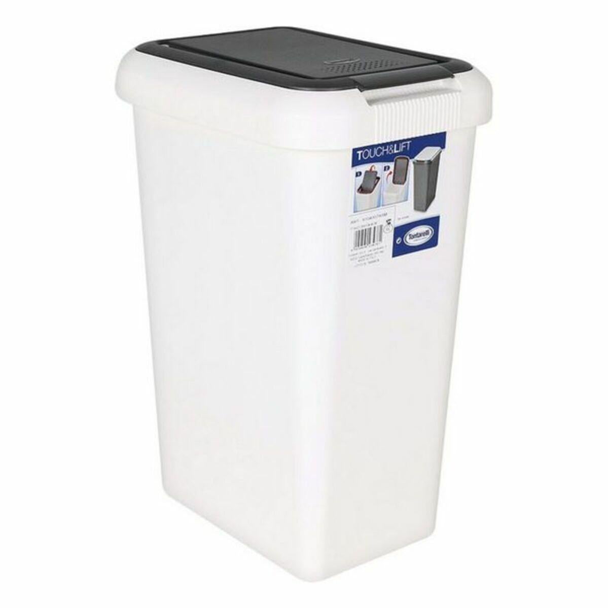 Tontarelli Gerecycled prullenbak, grijs, 25 l, 3 stuks