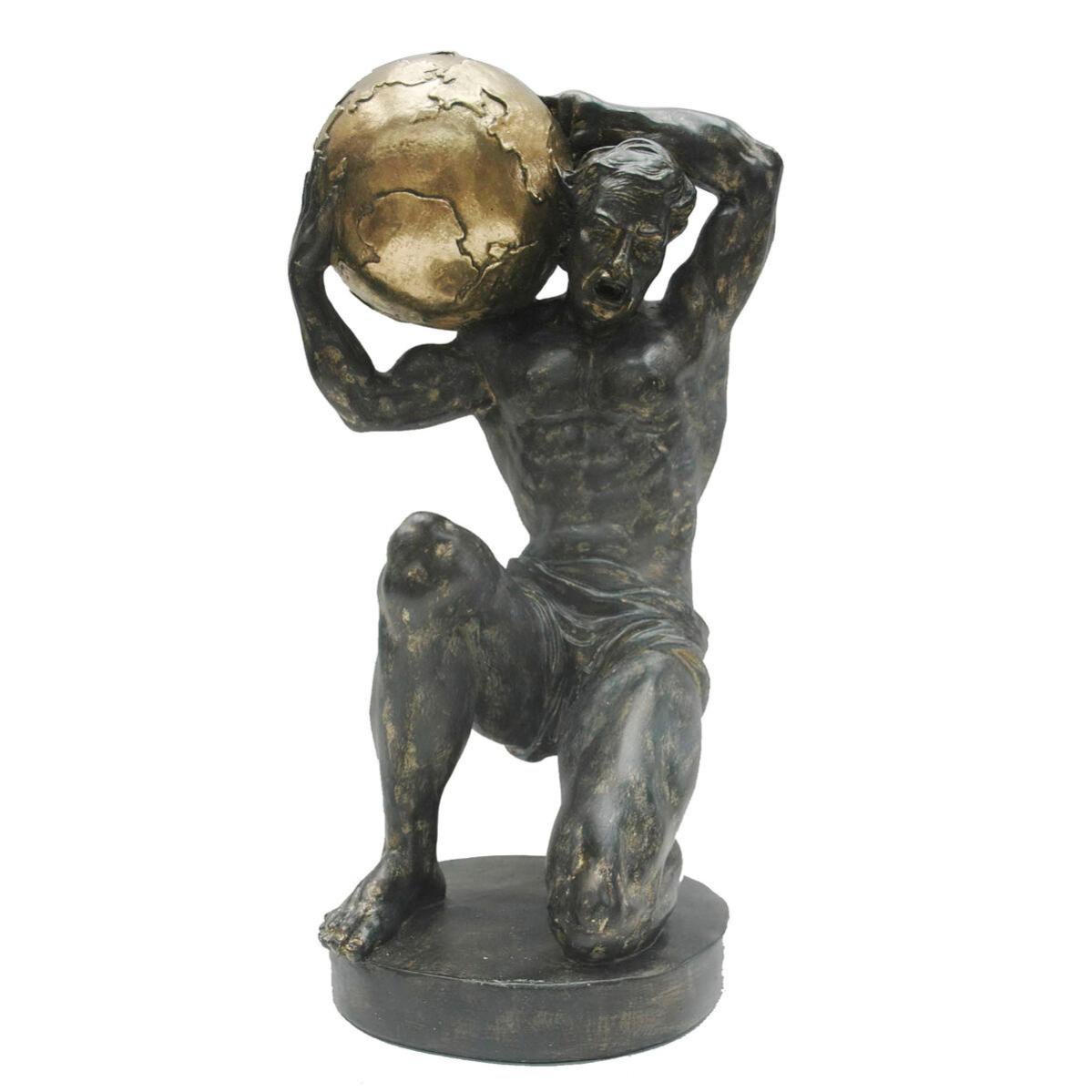 Statua Del Pensatore "Il Silenzio è D'oro", Decorazione Per Ufficio In - 5