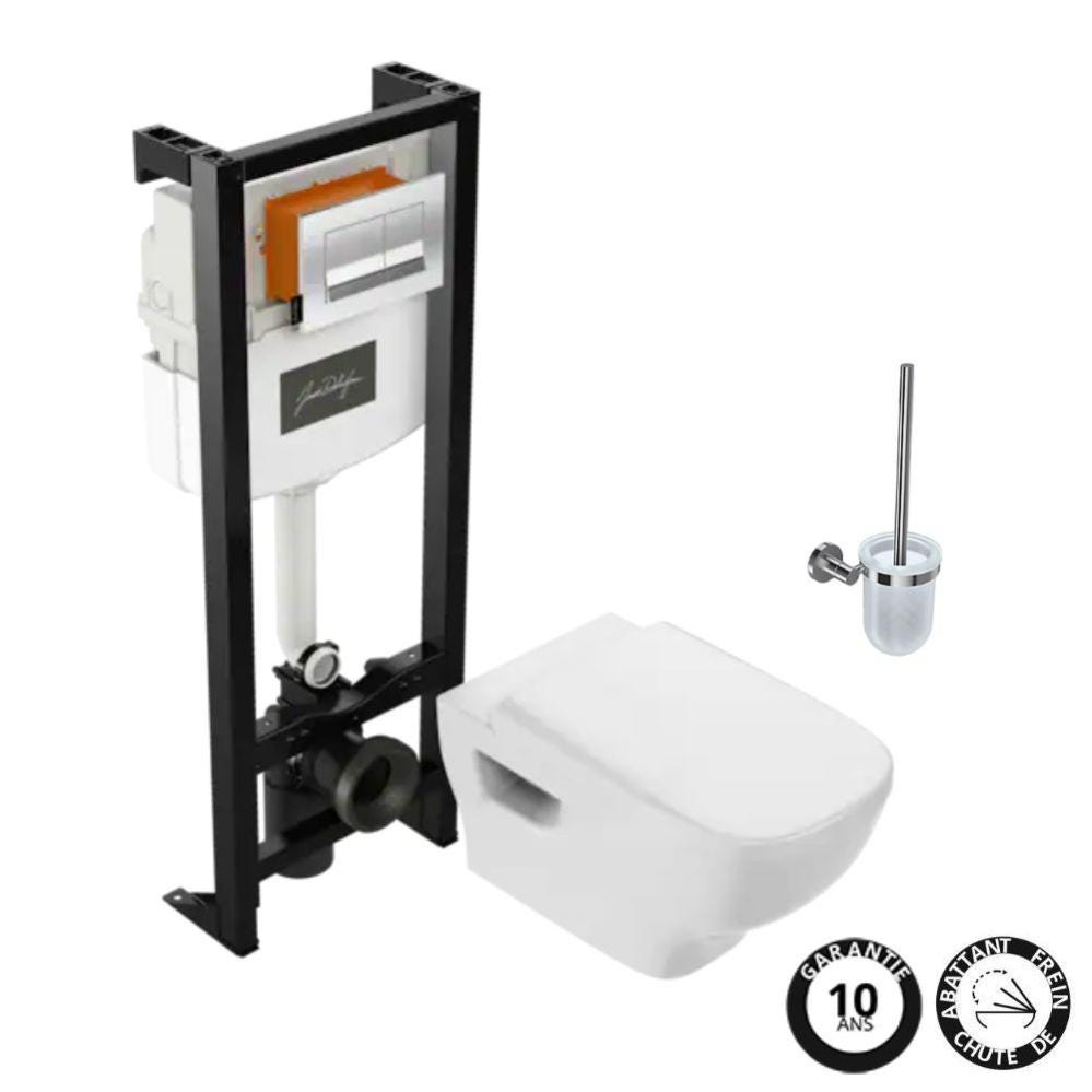 Pack WC suspendu sans bride JACOB DELAFON Struktura abattant
