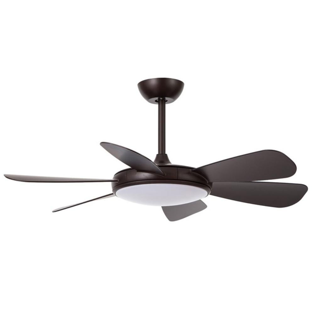 Ventilatore da soffitto con pale con luce inclusa Villar, nero, D. 106