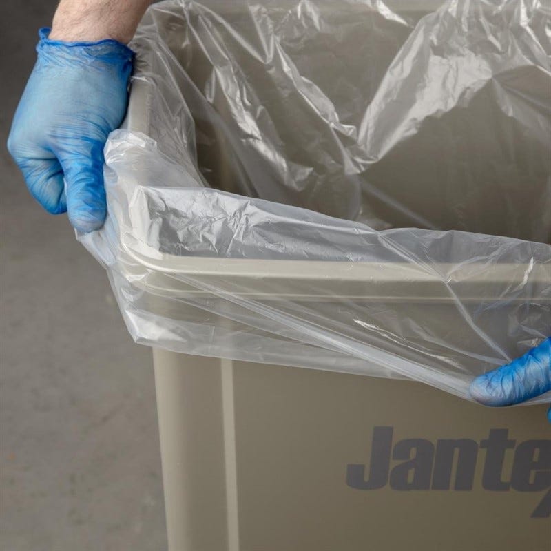 Sacs poubelle transparents 120 litres - x 200 - Jantex