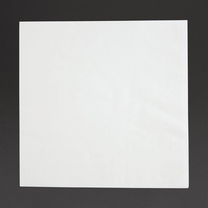 Lot De 2000 Serviettes De Bar Luxe - 2 Pli Blanc 24 Cm - Pour Cocktails, Événements - Jetables Et Biodégradables