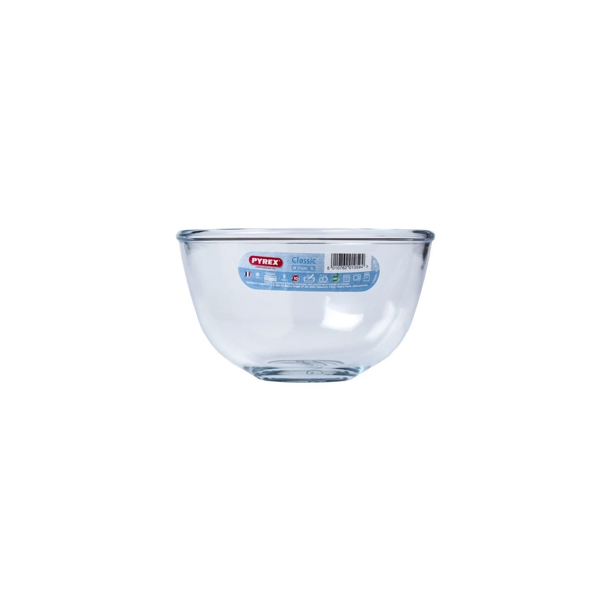 Ciotola per Mescolare Pyrex Classic Vidrio Trasparente Vetro Ø 17 cm