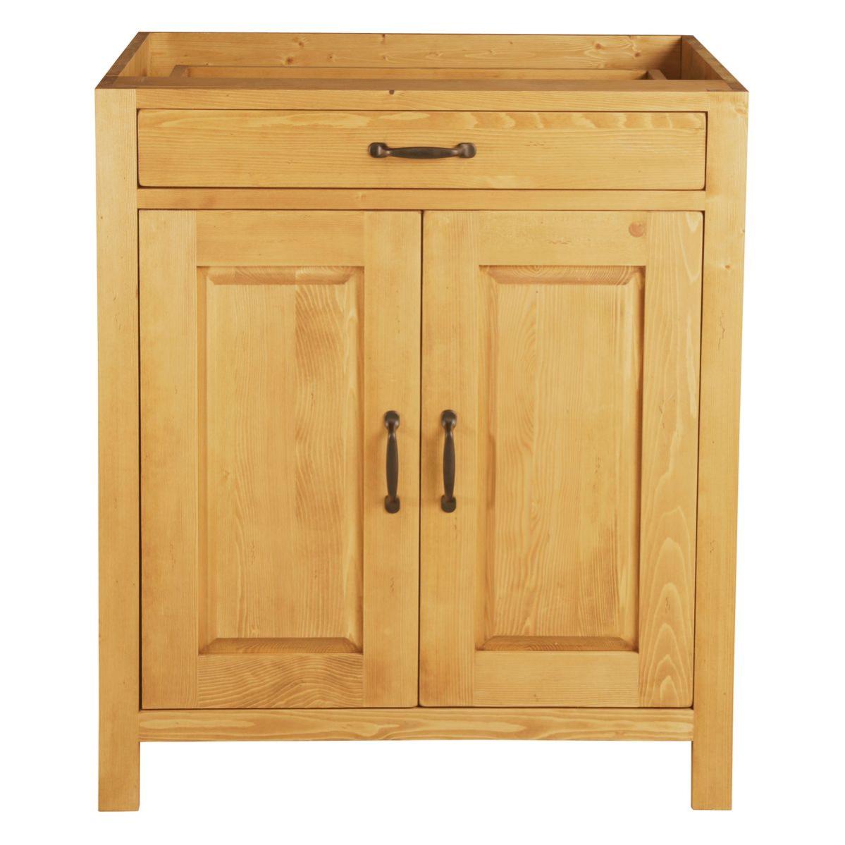 Buffet Anthracite Komto Porto - Meuble 2 Portes 1 Tiroir 93x60x34 Cm Pour Salon Et Cuisine