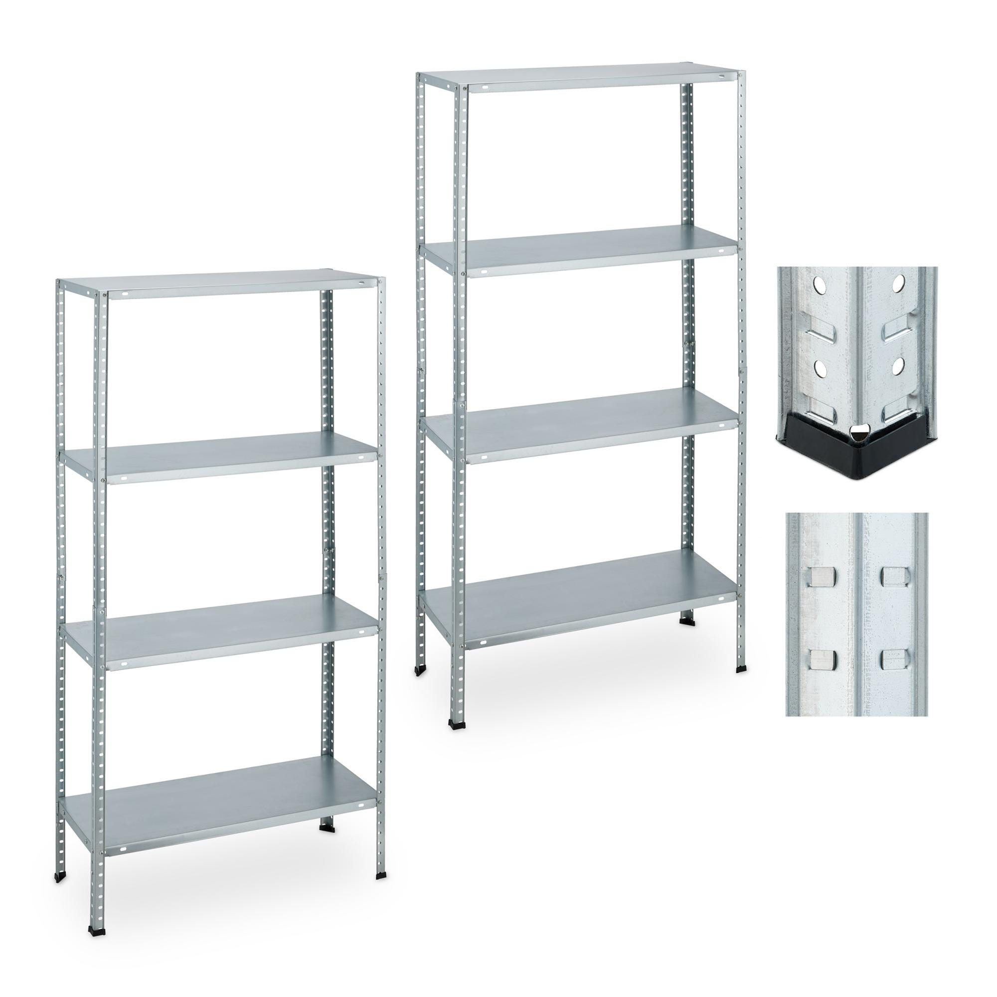 GIOTORENT Scaffale a 5 ripiani, altezza regolabile, per | FindTheDeal GIOTORENT Scaffale a 5 ripiani, altezza regolabile, per | FindTheDeal