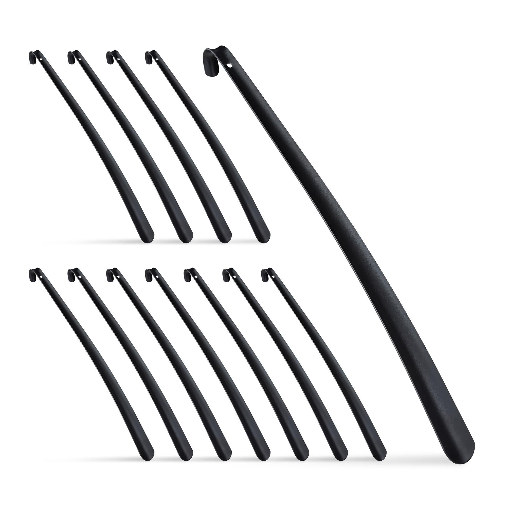 Lot De 2 Chausse-pieds Longs 70 Cm - En Métal, à Suspendre - Aide Pour S'habiller Sans Se Baisser