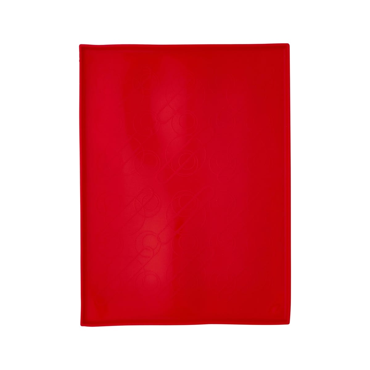 Plaque à génoise en silicone rouge 40x30cm