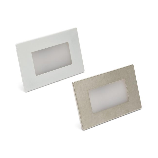 A2ZWORLD 3 Pezzi Lampade di Emergenza LED 2W 168LM 220V, Per Scatola 503 da Incasso, Autonomia 3 Ore, Anti Black Out, Placca Bianca, Bianco Freddo 6500K, Batteria Li-ion 3,7V 800mAh, 115X80X28mm A2ZWORLD 3 Pezzi Lampade di Emergenza LED 2W 168LM 220V, Per Scatola 503 da Incasso, Autonomia 3 Ore, Anti Black Out, Placca Bianca, Bianco Freddo 6500K, Batteria Li-ion 3,7V 800mAh, 115X80X28mm