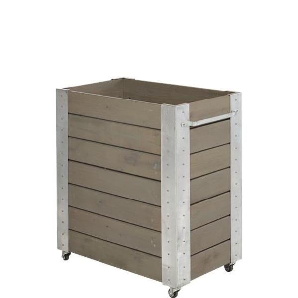 Carrello Trolly Rettangolare BYUP Con 3 Cestini In Plastica E Ruote – Porta Tutto Organizzato