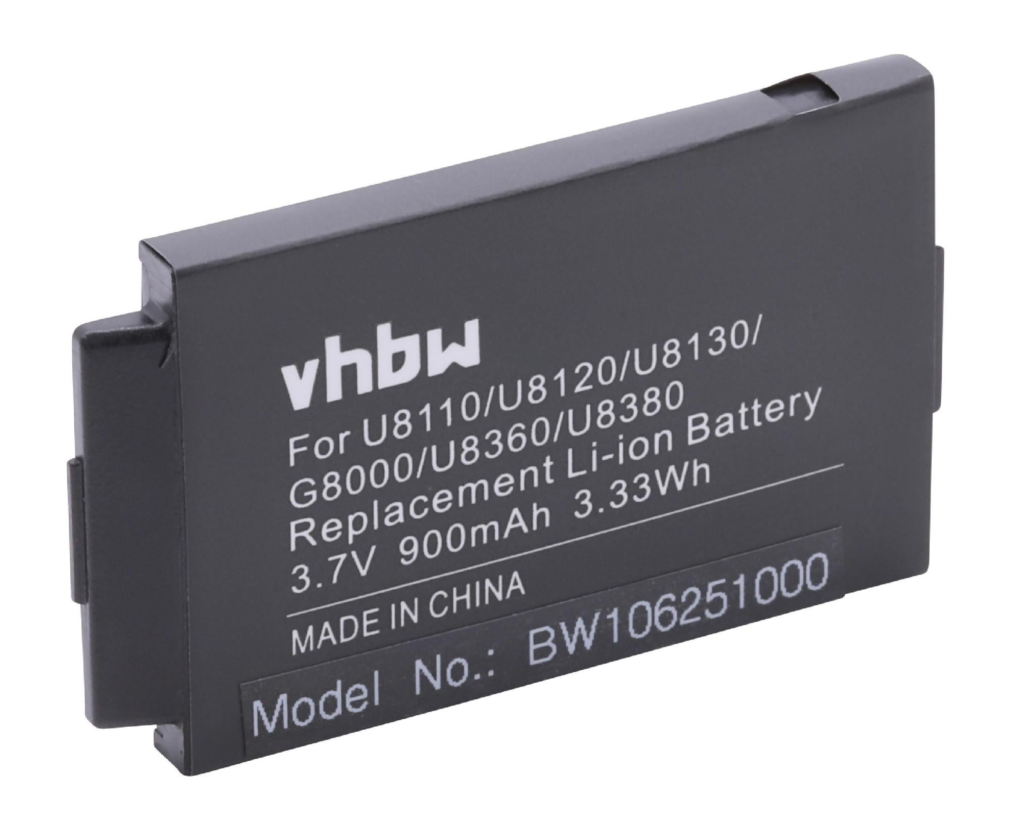 Vhbw Batteria Di Ricambio Compatibile Con LG CB630, CE110, KG290, KP200, KP202 – 900mAh, 3,7V, Li-Ion, Con Protezioni Di Sicurezza - 2