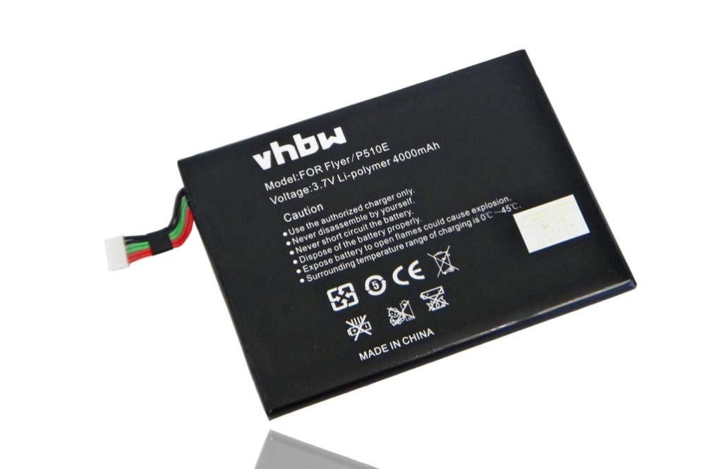 Batteria CS-HTP510SL 4000mAh Per HTC EVO View 4G, Flyer, P510E - Sostituisce 35H00163-00M, Li-Polymer