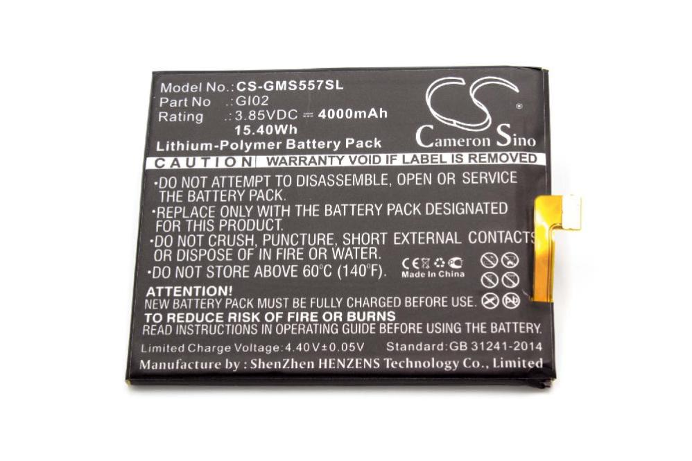 Vhbw Batterie remplacement pour Gigaset GI02 pour smartphone (4000mAh