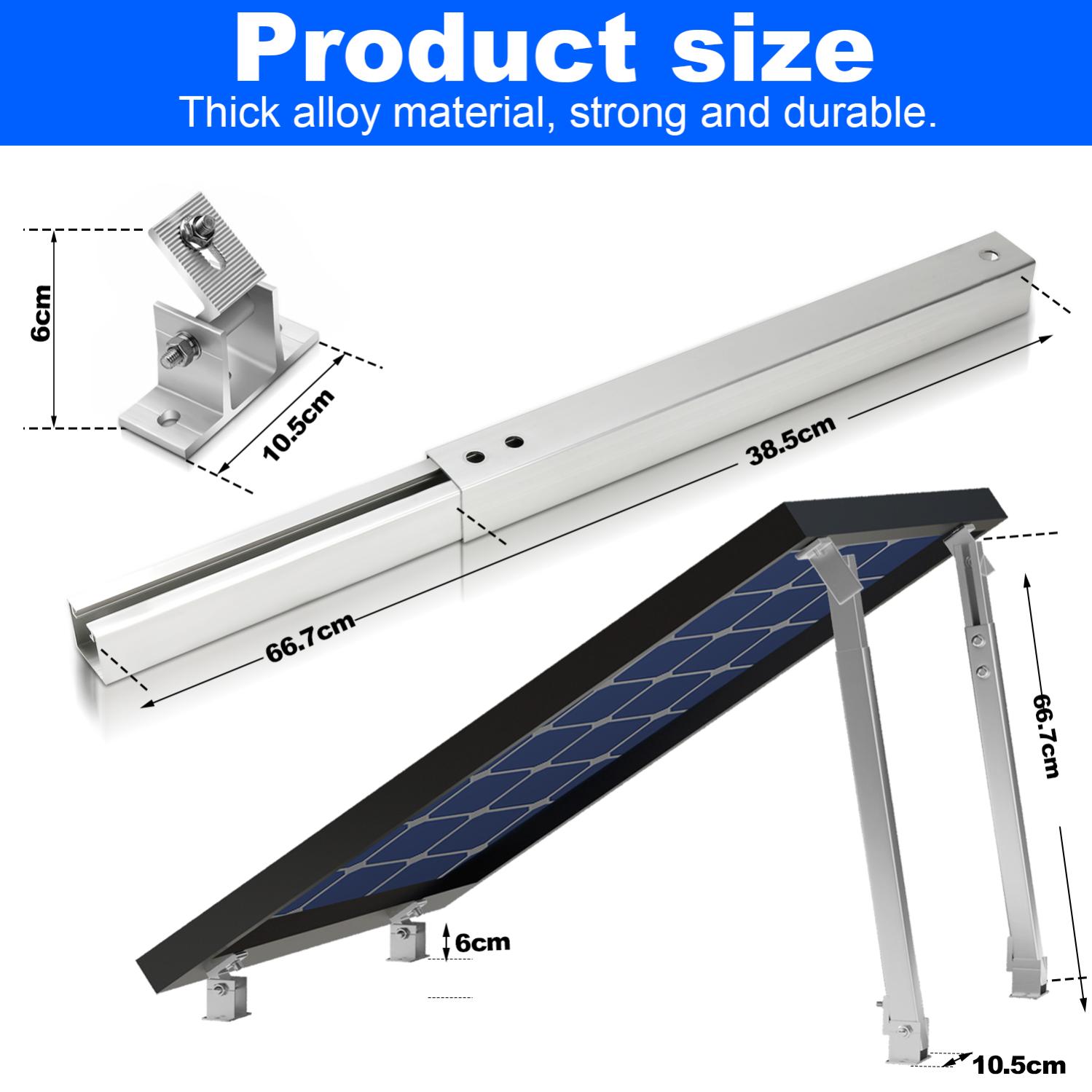 Kit De Montage Pour Panneau Solaire Support De Panneau Solaire En Aluminium 1040mm Support Pour Panneau Solaire Pv 0 90 86654811
