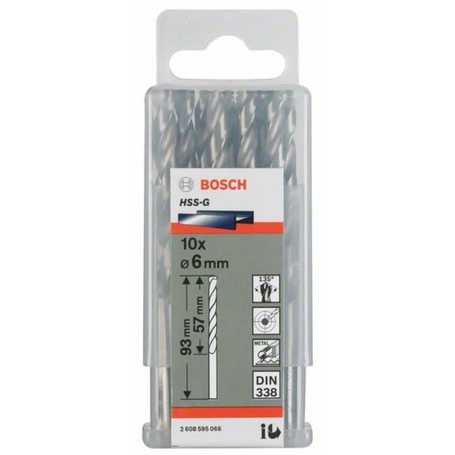 Bosch Professional 1x HSS-G Foret à métaux (pour…