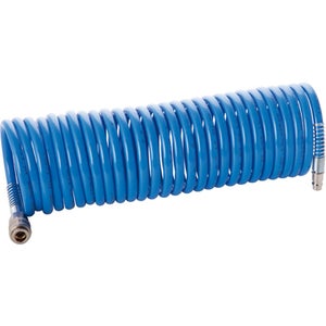 sourcing map Tuyau Air Comprimé 8mm x 5mm compresseur air pneumatique tuyau  tube flexible PU tube bleu 8,4 m