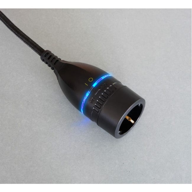 BRENNENSTUHL rallonge électrique noire 2m H05VV-F 3G1.0