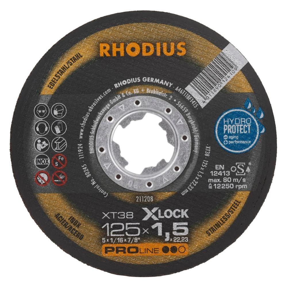 Disque de coupe extradiline xt38 x-serrure | Ø 125 x 1,5 x 22.23mm ...