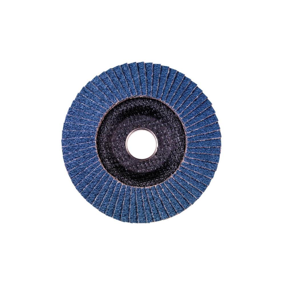 Disco Lamellare Tivoly 125 Mm - Abrasivo Corindon E Schiuma, Grana 120, Per Smerigliatrici